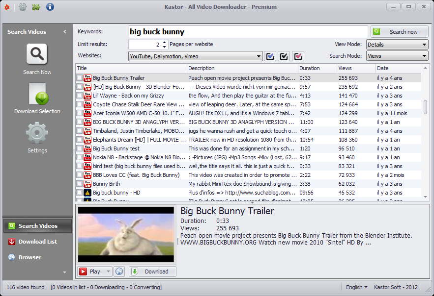 All Video Downloader screen shot